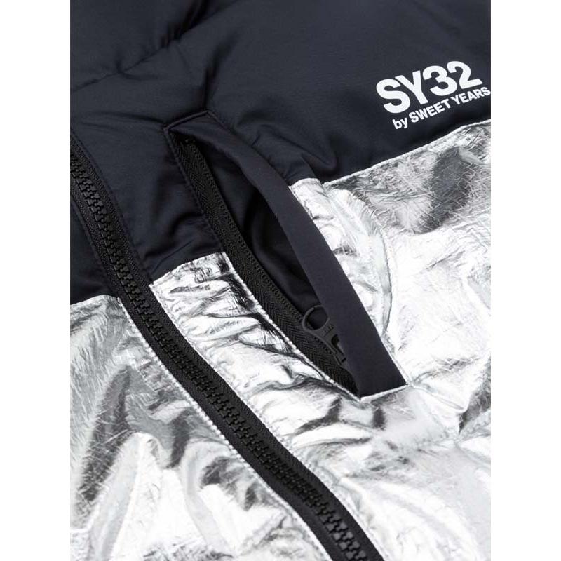 【在庫限り】SY32 by SWEET YEARS MENS SHINY INSULATION JKSHINY INSULATION JK ジャケット メンズ シルバー XLサイズ 14553 即納!!