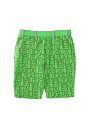 ★新作★1PIU1UGUALE3 113 GOLF KNIT SHORTS JAQURED LOGO GREEN ウノピゥウノウグァーレトレ ゴルフ ニット ショートパンツ ハーフパンツ メンズ ウノピュウノ イエロー【GRK074-POE492-65】