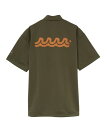 ★新作★ ROCK・DUDE muta コラボモック ロックデュード ムータマリン ゴルフ メンズ モックシャツ カーキ ブラック 新品【174308】