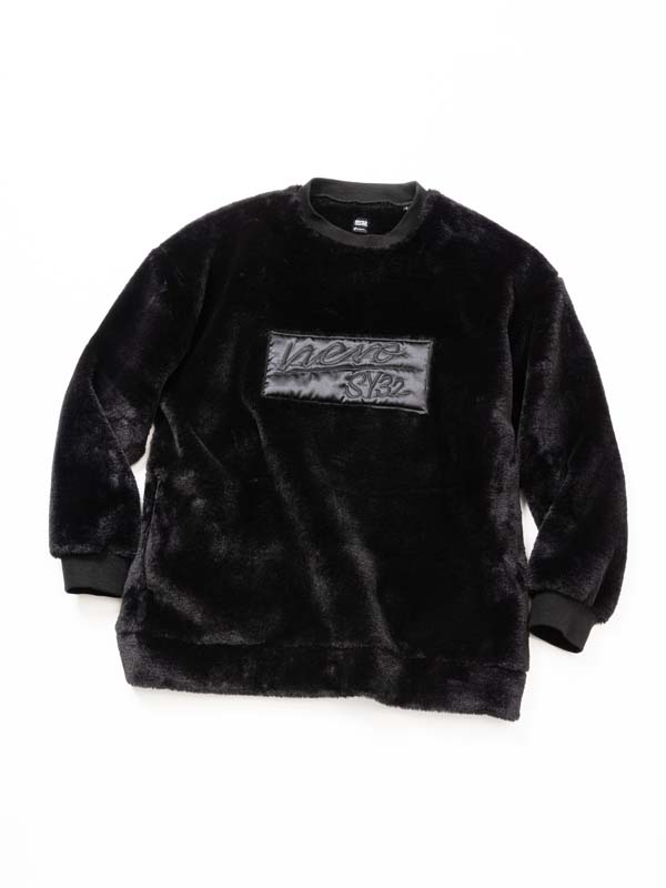 Jacket - 【店頭在庫限り!!】SY32 BY SWEETYEARS NERO RUSSEL FUR LONG T ラッセルファー ロングスリーブ Tシャツ Lサイズ NE24A008 即納!!