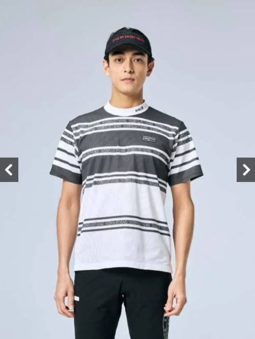 SY32 GOLF BORDER MESH MOCK sy32ゴルフ ボーダーメッシュモックシャツ メンズ WHITE ホワイト【SYG-26S1-21 】 2026SPRING/SUMMER COLLECTION 】プライムフレックス　ストレッチMESHに変則的なボーダー柄を施したグラフィック性高いモックネックアイテム。高いストレッチ性、通気性、吸汗速乾性を兼ね備えた、ややゆったりシルエットタイプです。 ■ 素材 ポリエステル 100% ■ サイズ XL ■ カラー WHITE ■ 機能性 ・ストレッチ ・吸水速乾 ・通気性 ・グラフィック生地 ※在庫反映は定期的に行っておりますが、万が一品切れの際はご容赦下さい。 ※お客様都合でのご返品は出来かねますのでお気を付け下さい！