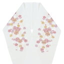 刺繍半襟 半襟 白 ピンクパープル ピンク 紫 桜 くすみ くすみカラー 振袖 古典 成人式 和装 刺繡半衿 半衿 現品限り 送料無料 9623-...