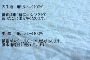麻敷きパットシングル