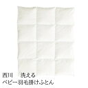 ベビー羽毛布団 西川 洗えるベビー羽毛布団【送料無料】【楽ギフ_包装】