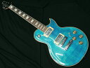 【6/1限定!P4倍&最大2000円OFFクーポン】AriaProII PE-700 SBL See-through Blue フレイムメイプルトップ PEシリーズ レスポールタイプ エレキギター シースルー ブルー【送料無料】