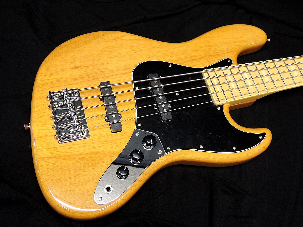 Fujigen FGN NJB10MBAHV VNT フジゲンジャズベースタイプ ヴィンテージナチュラル アッシュ/メイプル 5弦ベース エレキベース【送料無料】【新品】