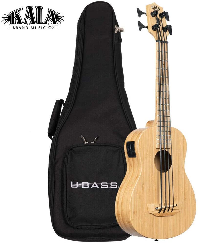 【ポイント3倍】KALA UBASS-BMB-FS u-bass Solid Bamboo カラ オールソリッドバンブーボディ ウクレレベース ケース付属【送料無料】【祝!!楽天ランキング1位】