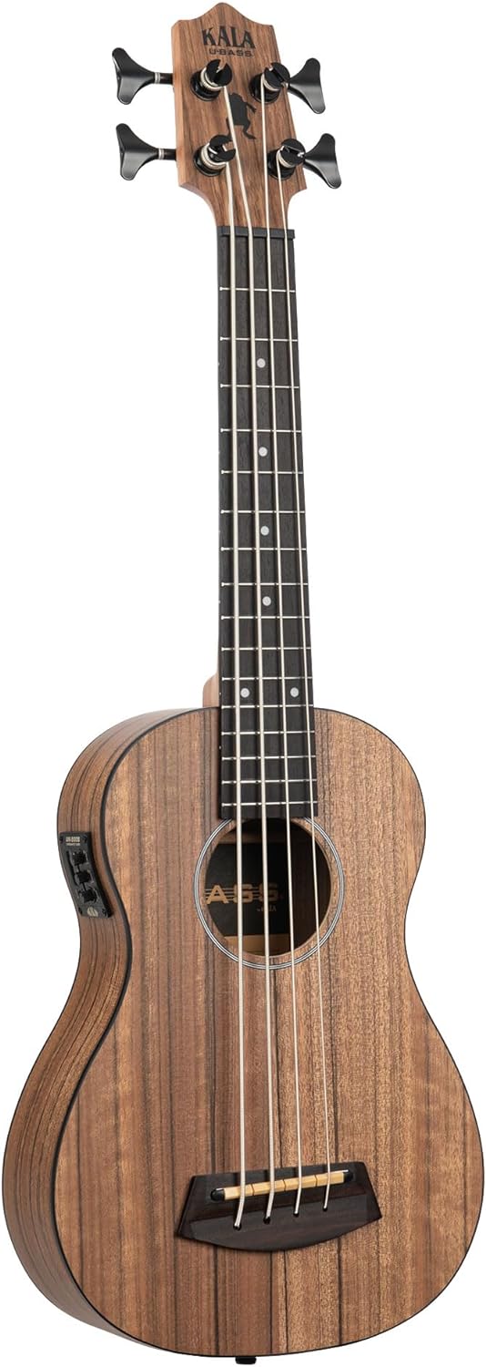 KALA UBASS-PW-FS カラ U・Bass ウクレレベース Exotic Wood Series パシフィックウォルナットボディ ラウンドワウンド弦仕様 ギグバッグ付属 【送料無料】【楽天ランキング入賞】