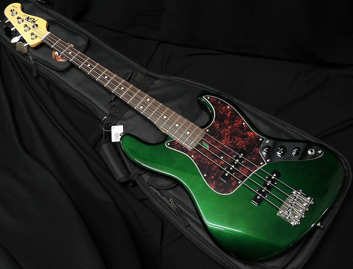 Fujigen FGN NJB100RAL CAG フジゲン ジャズベースタイプ キャンディアップルグリーン エレキベース