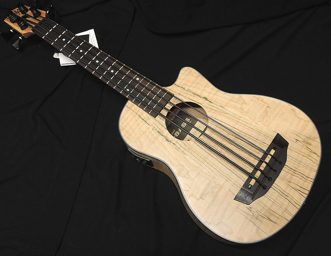 【ポイント3倍】【選定個体】KALA UBASS-SP-MAPL-FS カラ u-bass ウクレレベース Spalted Maple スポルテッドメイプルボディ ケース付属 【送料無料】【祝!!楽天ランキング1位】