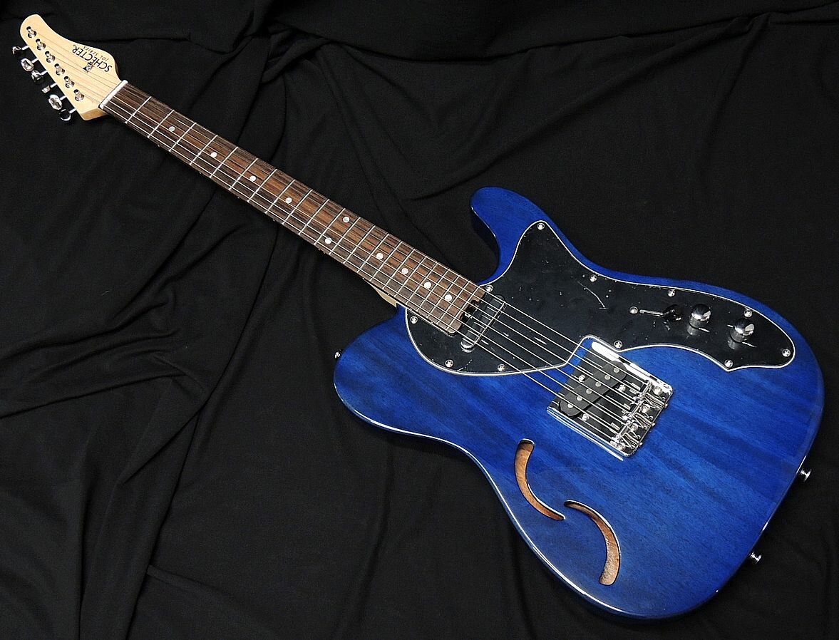 【ポイント3倍】SCHECTER OL-PT-TH STB See Thru Blue シェクター テレキャスター シンライン タイプ オリジナルシリーズ シースルー ブルー エレキギター【祝 楽天ランキング1位】