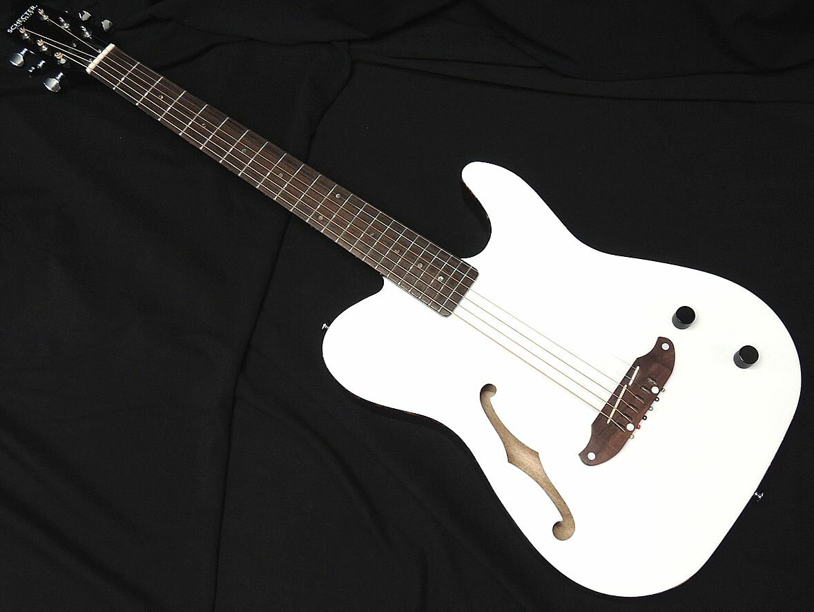 【最大2000円OFFクーポン】SCHECTER OL-FL-P WHT Oriental Line シェクター 薄胴 アコースティックギター Fホール エレアコ テレキャスターシェイプ ホワイト グロスフィニッシュ【マイナーチェンジモデル】【祝 楽天ランキング1位】