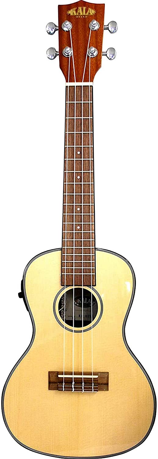 KALA KA-SCGE カラ ウクレレ Solid Spruce Top Mahogany Series ソリッドスプルーストップ コンサート エレキ仕様 グロスフィニッシュ【送料無料】【数量限定特価】