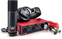 Focusrite Scarlett 2i2 Studio Pack G3 USB 2.0 Type C XJ[bg X^WI pbN I[fBIC^[tFCX tH[JXCg Vi    