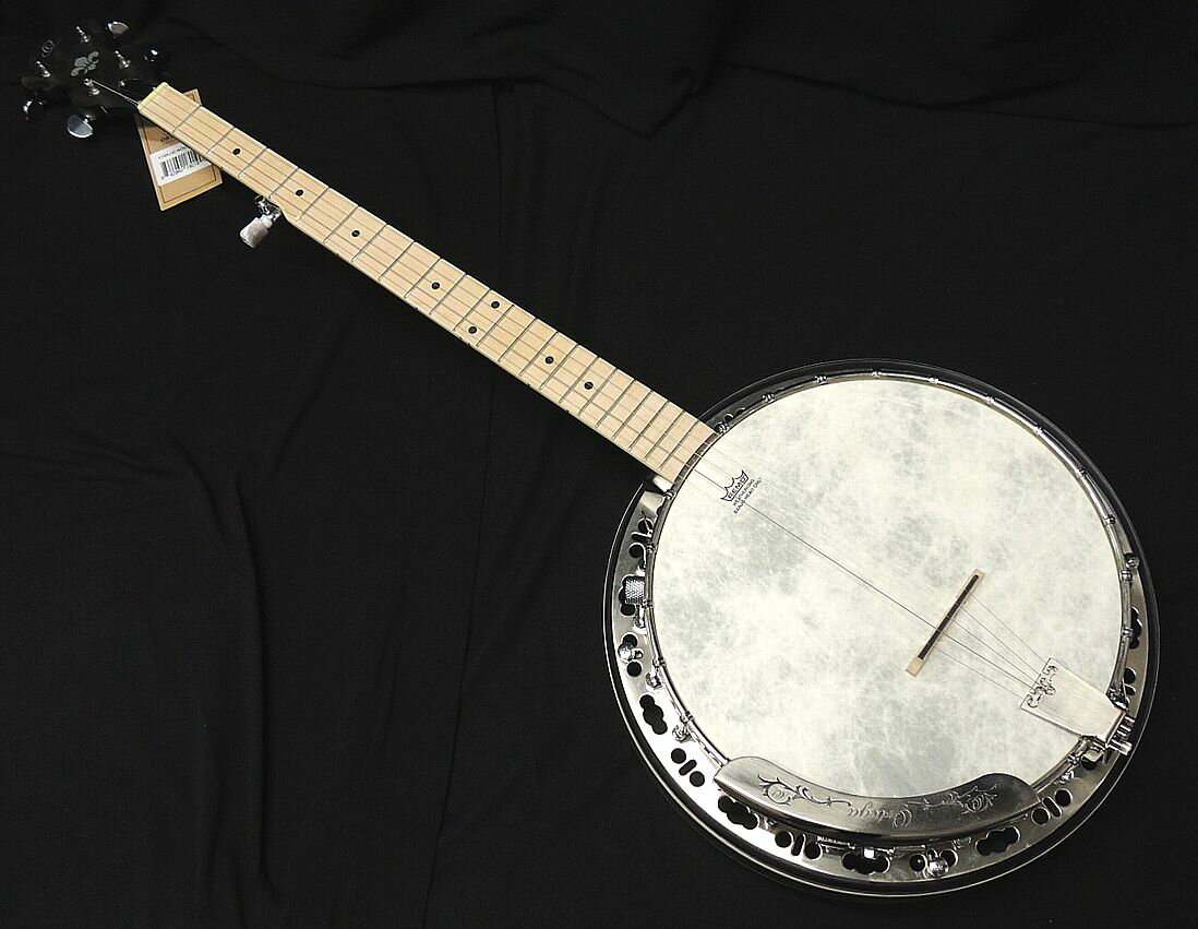 ORTEGA OBJE400TCO 5-STRING BANJO MAPLE CHARCOAL オルテガ 5弦 バンジョー FALCON SERIES キルテッドメイプル・リゾネーター ピックアップ搭載 エレクトリック仕様【送料無料】