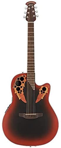 OVATION CE44 RRB Celebrity Elite Mid Depth Reverse Red Burst オベーション セレブリティ エリート アコースティックギター エレアコ リバースレッドバースト