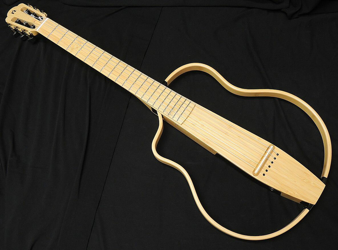 NATASHA NBSG Nylon N LH Bamboo Smart Guitar ナターシャ ナイロン弦 レフトハンド エレガットギター 竹材 ワイヤレス接続 ナチュラル Lefy 左利き用