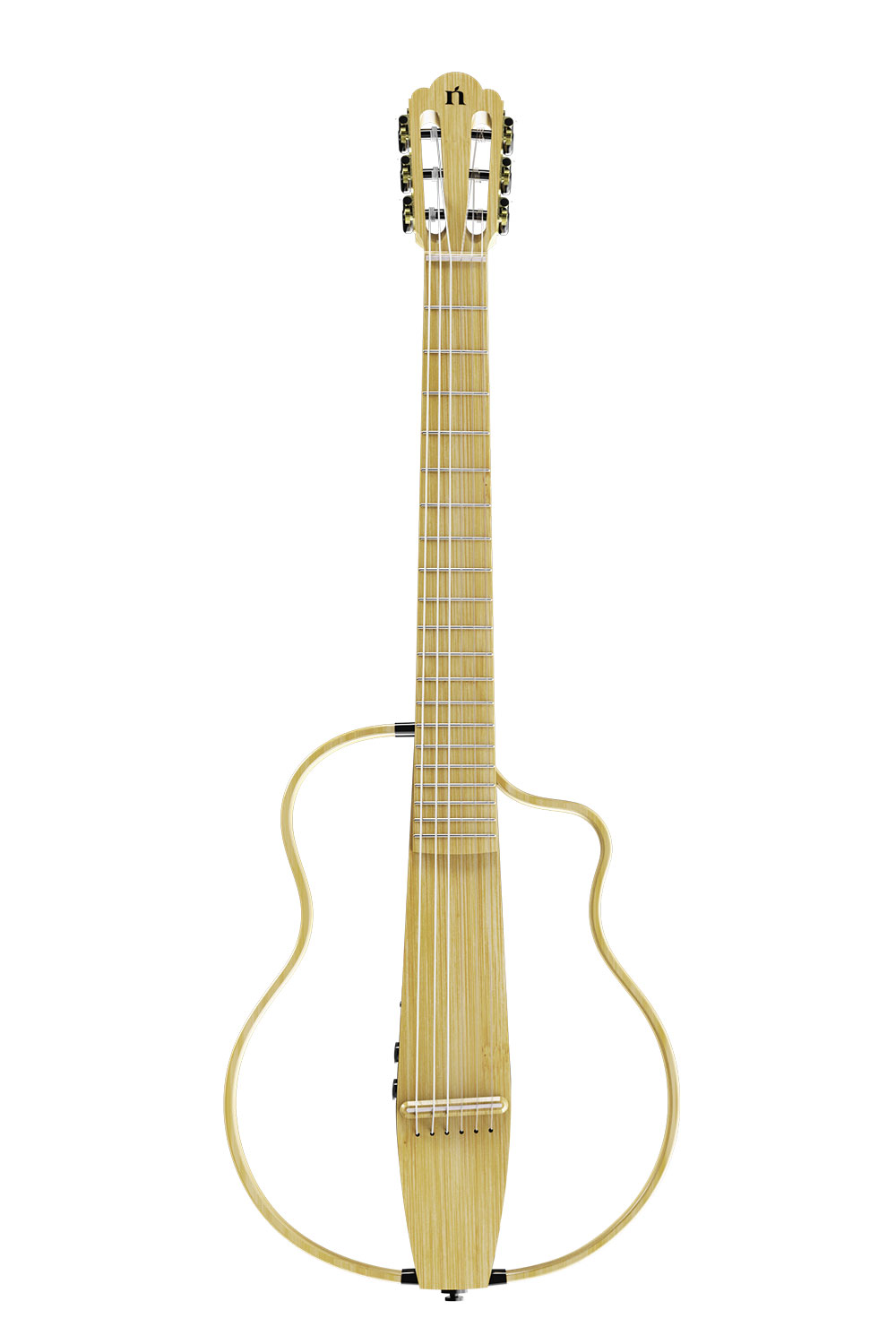 NATASHA NBSG Nylon N Bamboo Smart Guitar ナチュラル ナターシャ ナイロン弦 エレガットギター 竹材 ワイヤレス接続