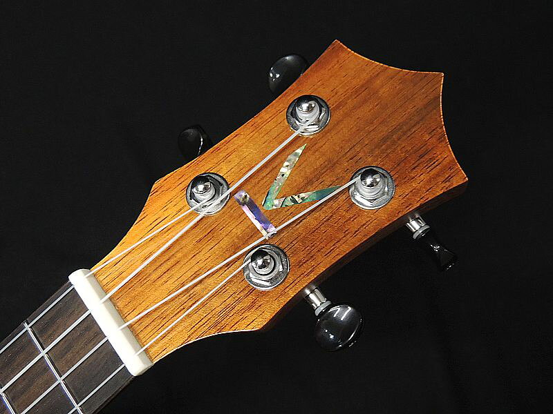 KUMU SQ34A Tuxedo series クム ソプラノ ロングネック ウクレレ KOA材 サテンフィ...