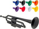 【ポイント3倍】pInstruments ピーインストゥルメンツ プラスチック製管楽器 トランペット pTrumpet PTRUMPET1BLK / BLACK ブラック