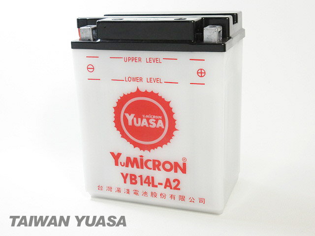 台湾ユアサバッテリー YUASA YB14L-A2 互換 GM14Z-3A FB14L-A2 BX14-3A ◆CB750 FOUR CB750Fインテグラ カスタム CB750K VF750セイバー CX400カスタム CXユーロ FT400 GL400 FT500 ウィングGL500 GL700ウイングインターステート CBX1000 CB1100F CB1100R