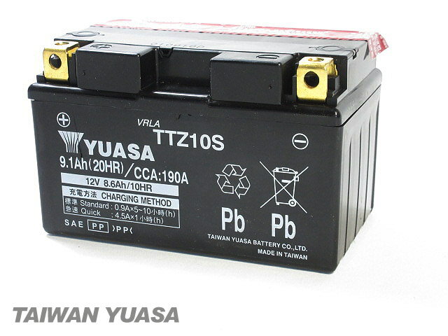 台湾ユアサバッテリー YUASA TTZ10S 互