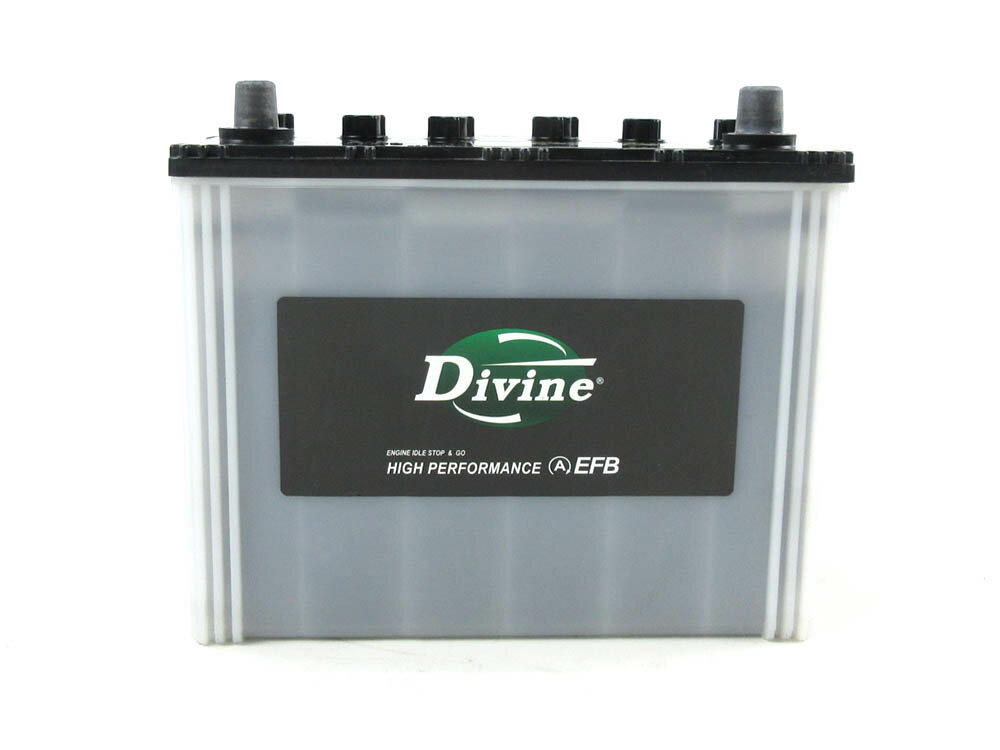 95D23L【新品・充電済】 Divine EFBバッテリー ◆ Q85 Q80 85D23L MTSUBISHI アウトランダー エクリプスクロス ギャランフォルティス デリカD:5 D5