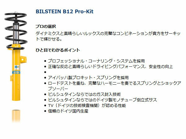 ビルシュタイン B12 BTS Pro-Kit [BTS Pro-Kit ポルシェ カイエン 02/9-] Bilstein サスペンションキット 送料無料