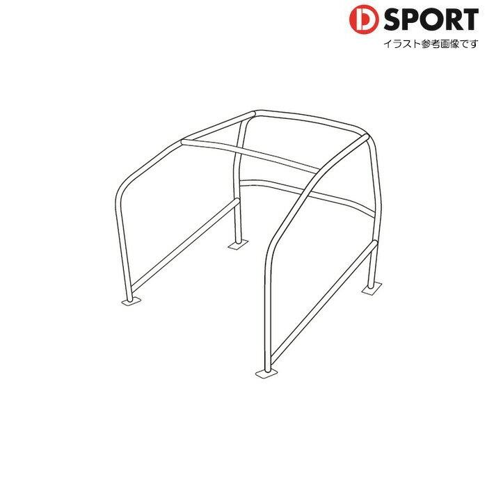 D SPORT DRS ロールバー 4点式サイドバー有り [コペン LA400K LA400A] Dスポーツ パーツ 66501-B241-KX