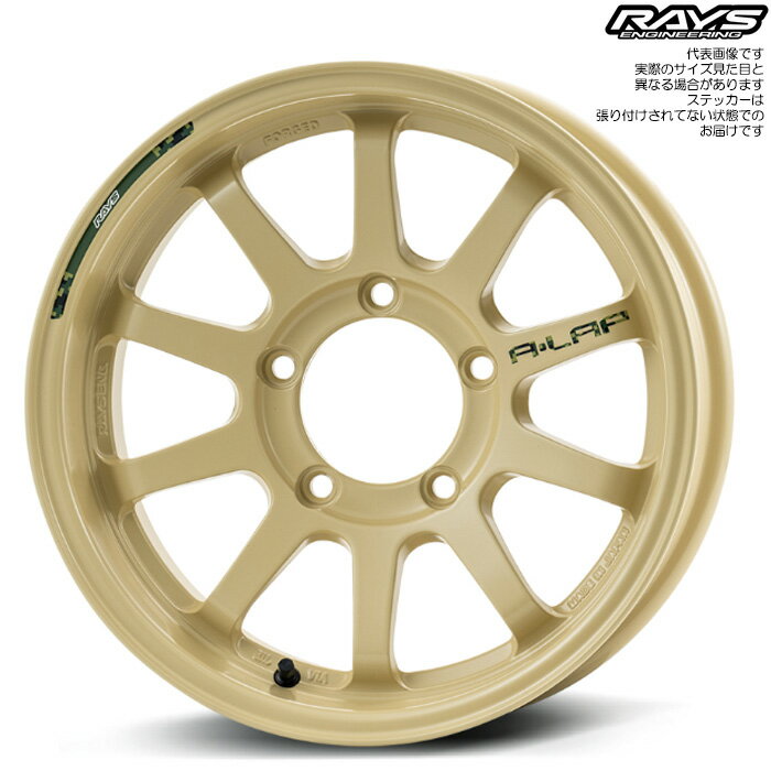 レイズ A LAP-J DESERT EDITION 16×6.5J-15 5H 139.7 4本 [ジムニーシエラ JB74W] RAYS A LAP-J デザートエディション デザートイエロー(MI)