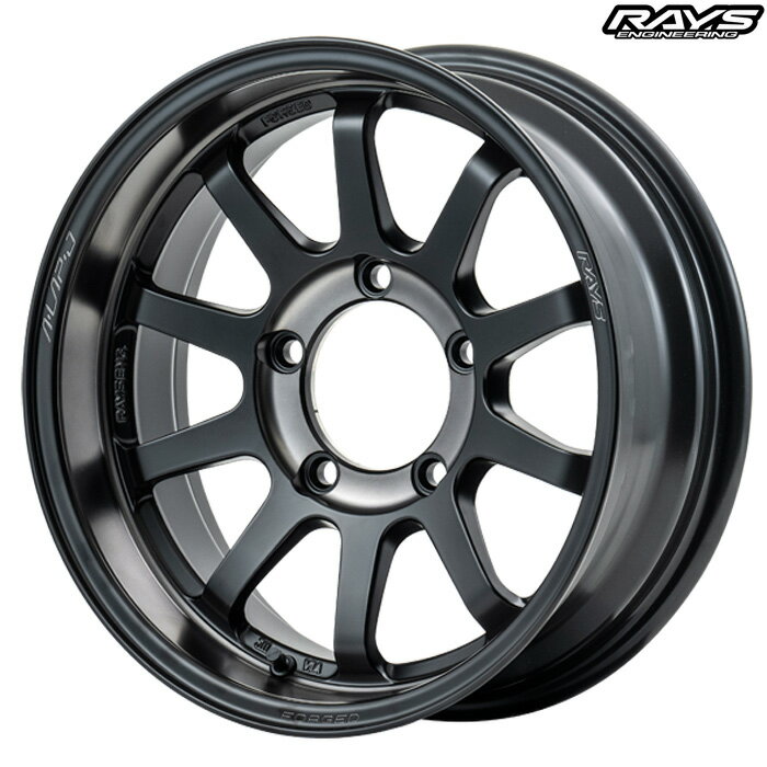 レイズ A LAP-J 2324 LIMITED ブラック 16×6.0J-05 5H 139.7 1本  RAYS A LAP-J 2324 LIMITED EDITION(エーラップJ 2324 リミテッドエディション) マットトランスルーセントブラック(PH)