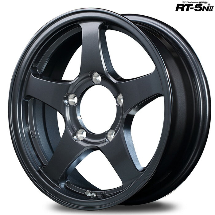 オープンカントリー A/T3 215/70R16 100T ホワイトレター オフパフォーマー　RT-5N+2 ダークガンメタ2 16×5.5J+22 5H 139.7 [ジムニー JB64W JB23W 用] 1本