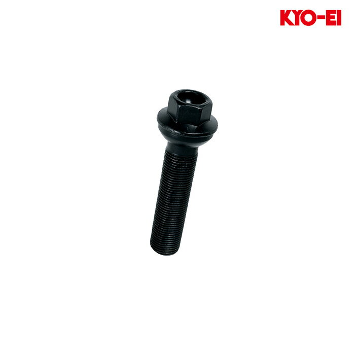同梱割引有▲ KYO-EI Bimecc ラグボルト ベンツ用 M15XP1.25 17HEX 14R球面座 首下・60mm ブラック 1個