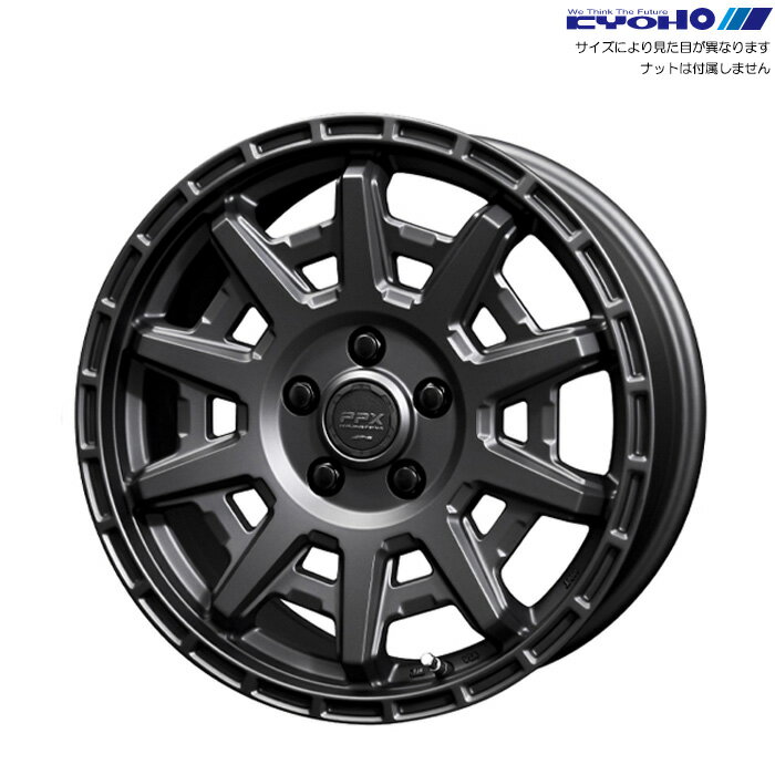 KYOHO PPX D10X マットダークガンメタリック 4本 [16×7.0J+35 5H 114.3 φ73.1] PPX D10X マットダークガンメタリック PD167035RM