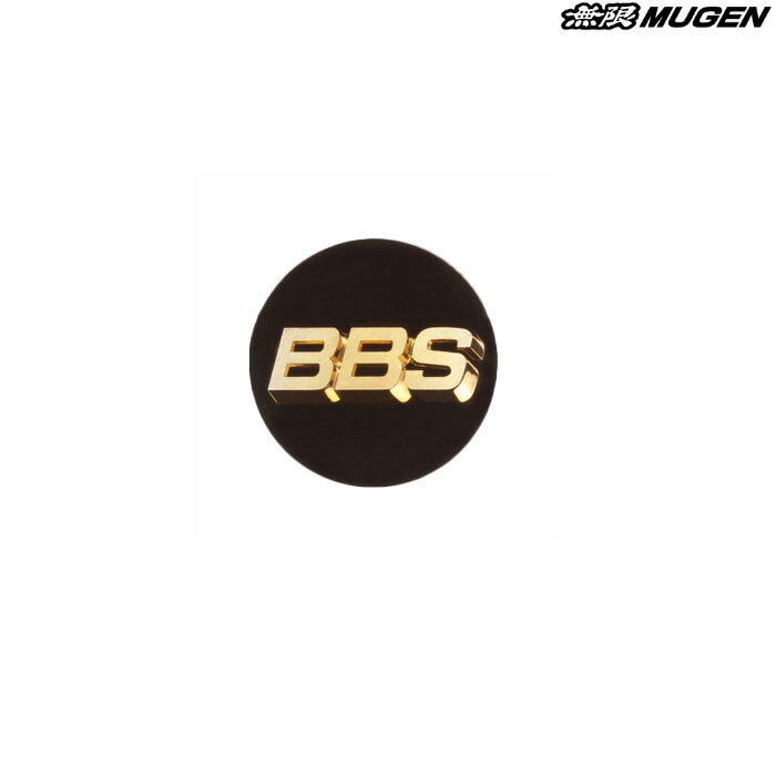 無限 ホイールセンターキャップ BBS ブラック/ゴールド 1個 [シビック タイプR FL5] mugen 42710-XNRC-01S0-BK