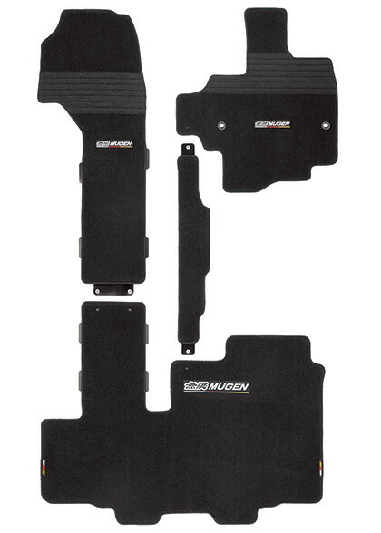 無限 スポーツマット スライドシート用 ブラック [N-BOX JF3/JF4 助手席スーパースライドシート車 H29/9〜R2/12] mugen 08P15-XNH-K3S0-BK