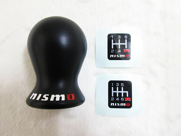 ニスモ シフトノブ [ジュラコン(R)製 5MT/6MT用　ブラック] nismoパーツ 【web-carshop】