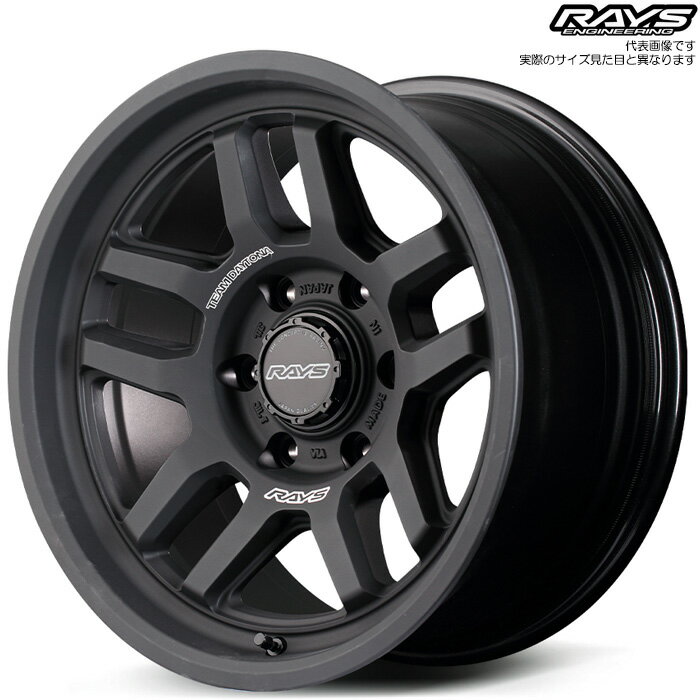 Rakuten - レイズ D325 (BPJ) 1本 [17×8.5J-10 6H 139.7 φ106.1] RAYS TEAM DAYTONA マットブラック