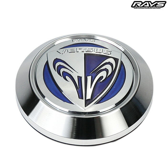 レイズ No.22 VERSUS VS CAP V1 Chrome/BL (Chrome/Blue) センターキャップ 4個セット 61021190001BL