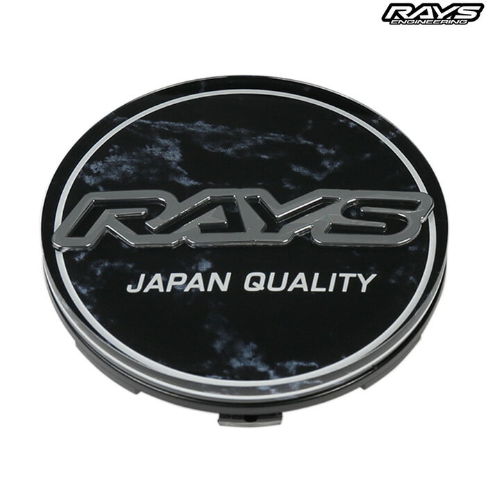 レイズ No.28 HOMURA CAP Ver.B BK-Marble/Chrome センターキャップ 4個セット 6102200000600