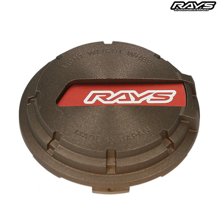 レイズ No.64 GL CAP BR/RD (Bronze/Red) センターキャップ 4個セット 61025000007BR
