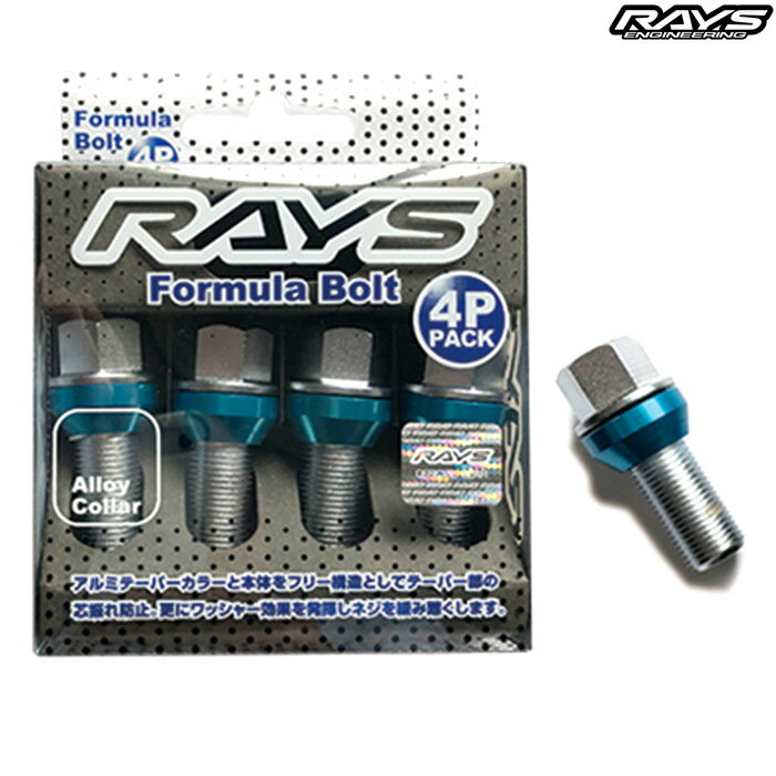 レイズ フォーミュラボルト M14X1.5 28mm 60度テーパー クローム 通常ボルト4個入り 7414000013405
