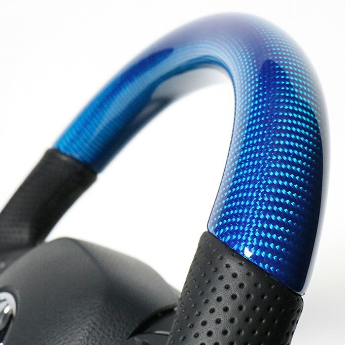 REAL ブルーカーボン/ピアノブラック/シルバー [C-HR NGX10 NGX50 ZYX10 ZYX11] レアル ステアリング 送料無料(沖縄・離島除く)