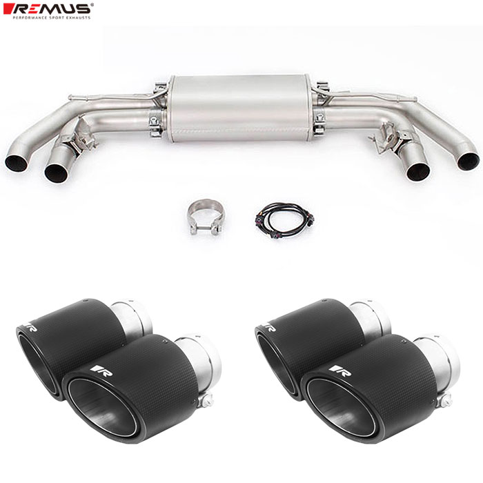 レムス マフラー [TTSクーペ FVCJXF 2.0TFSI クワトロ] REMUS マフラー 正規品 0046 70CSSR テールセット