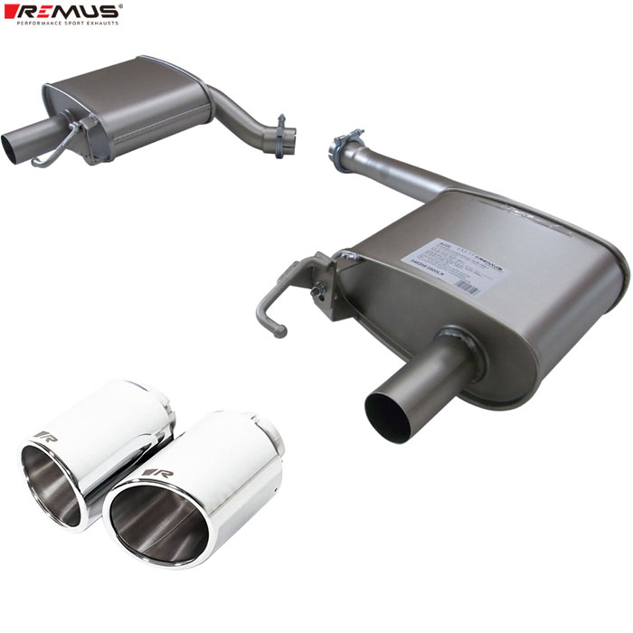 レムス マフラー [A4(8K) 8KCALF 3.2FSI クワトロ] REMUS マフラー 正規品 0026 70SSR テールセット