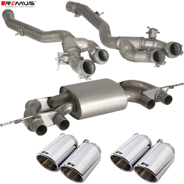 レムス マフラー [BMW G82 M4 Competition 52AZ30] REMUS マフラー 正規品 0046 70SR テールセット