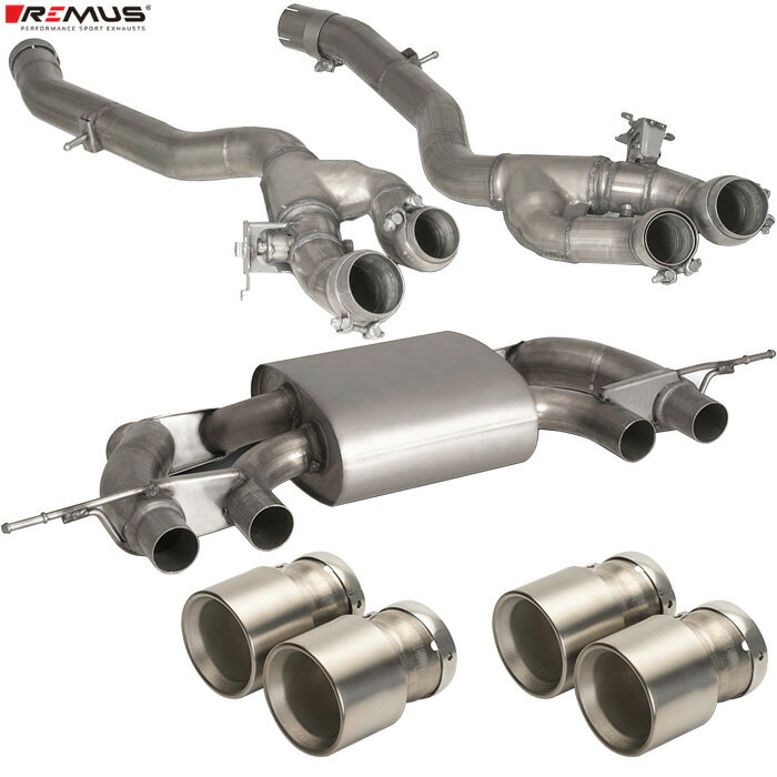 11/30まで期間限定値下 レムス マフラー [BMW G82 M4 52AZ30] REMUS マフラー 正規品 0048 70TI テールセット