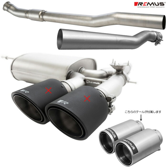 レムス マフラー [ミニ F56 JCW GP] REMUS マフラー 正規品 0026 98CR テールセット
