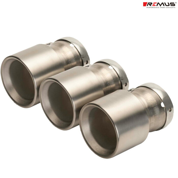 レムス テールエンド φ100 チタニウムブラッシュ 0038 70TI [レムスマフラー装着車用] REMUS マフラーカッター 正規品 新品