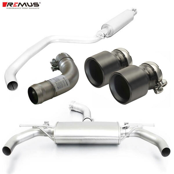 レムス マフラー [ゴルフ7.5 GTIパフォーマンス AUDLB] REMUS マフラー 正規品 0028 70TIB テールセット